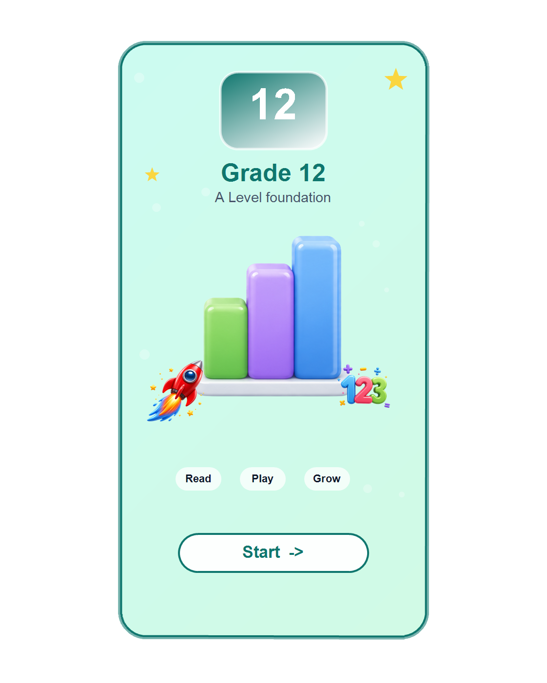 Grade 12 A2 / Year 2 foundation